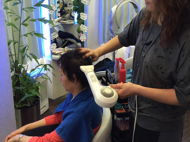 ブローお仕上げ